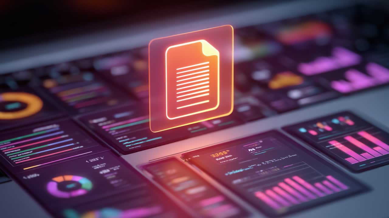 Dynamic Data Visualization: An Interactive Overview of Engaging Charts and Graphs Featuring Real-Time Data Analytics Displayed on a Modern Interface
