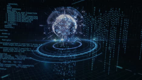 digital globe and codes