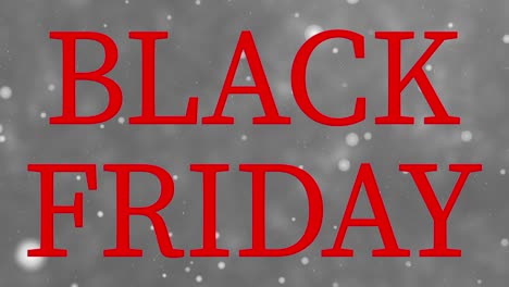 black friday event text animation motion graphics