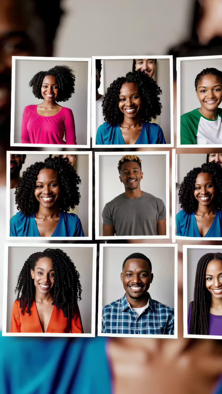 grupo diverso de personas sonriendo