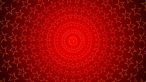 círculos estrellas rojo movimiento fondo