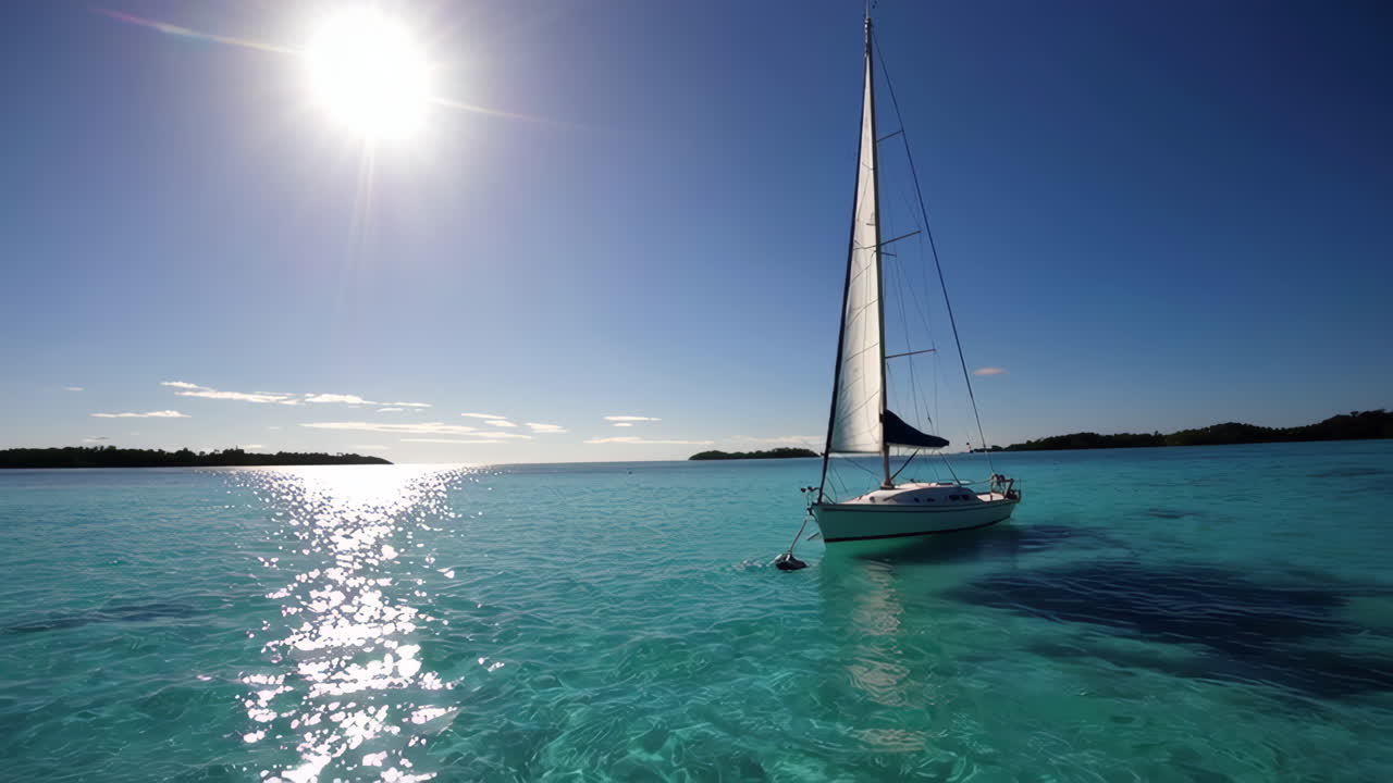 Sailing in a Tropical Lagoon