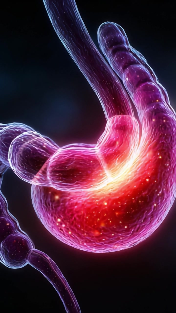 A Stunning Visualization of the Human Stomach: Capturing the Intricate Details of Digestive Processes and Gastric Functions in a Vibrant and Colorful Display