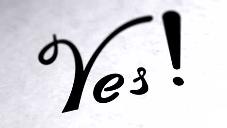 "yes!" on the page. looping footage has 4k resolution.