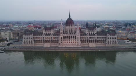 4K-drone-shot-of-Parliament-of-Budapest-Hungary