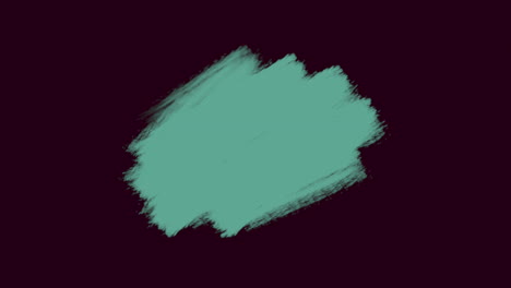 Splashing-green-paint-brushes-on-black-gradient