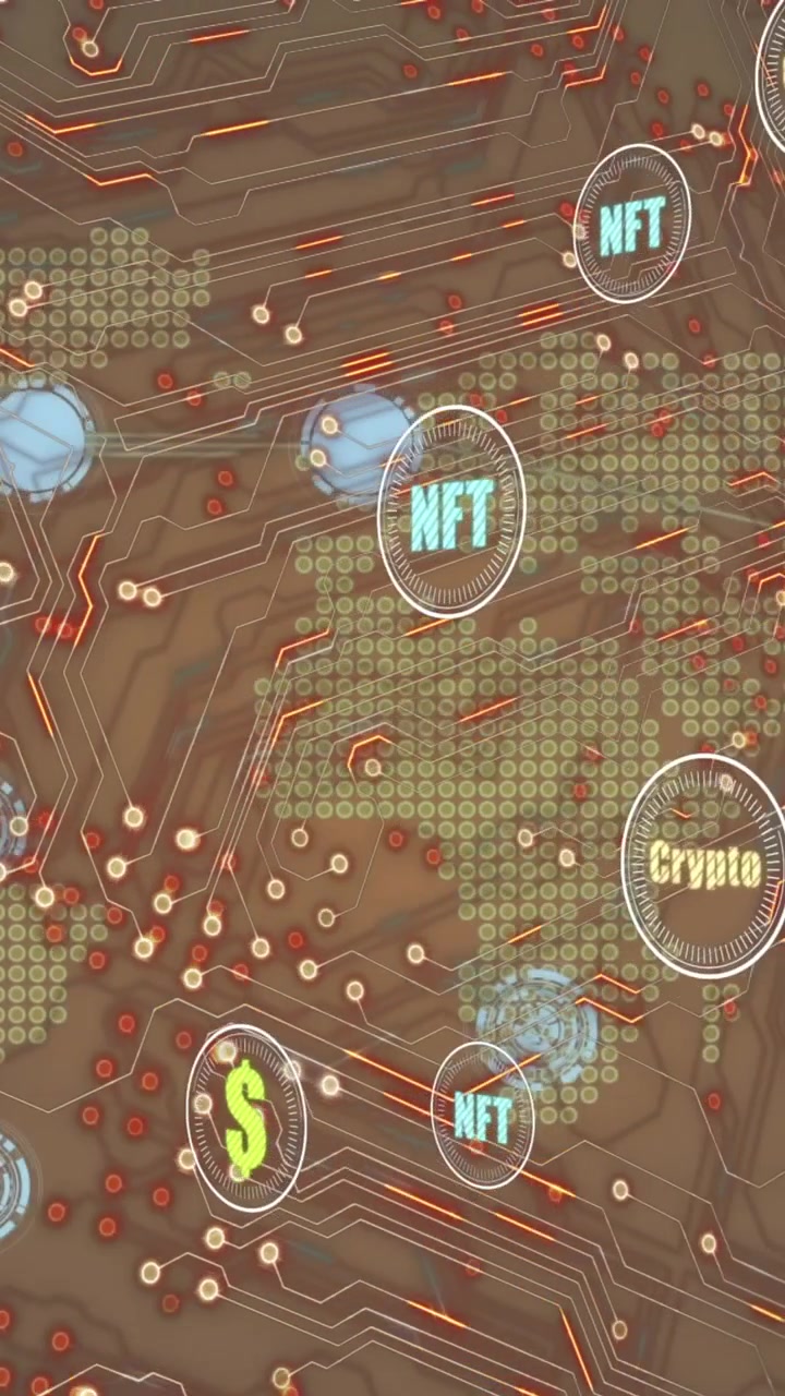 Animazione dell'elaborazione dati su sfondo bianco