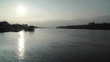 river sava in brcko district, bosnia and herzegovina