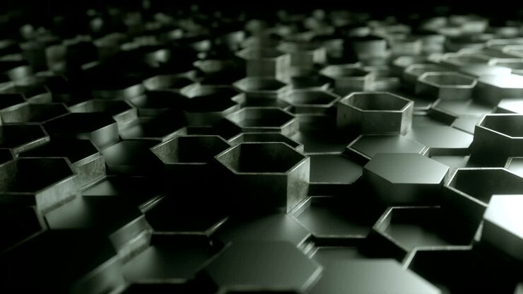 Abstract hexagonal background