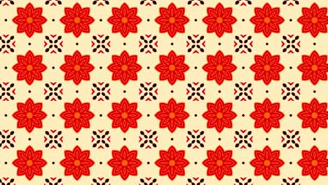 Diseño-De-Patrón-De-Mosaico-Sin-Costuras-Con-Animación-De-Diapositivas-De-Fondo-Floral-Colorido