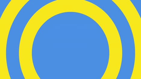 animation of moving blue and yellow circles