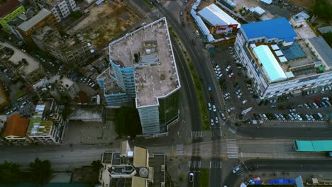 aerial-view-of-Dar-es-Salaam,-Tanzania