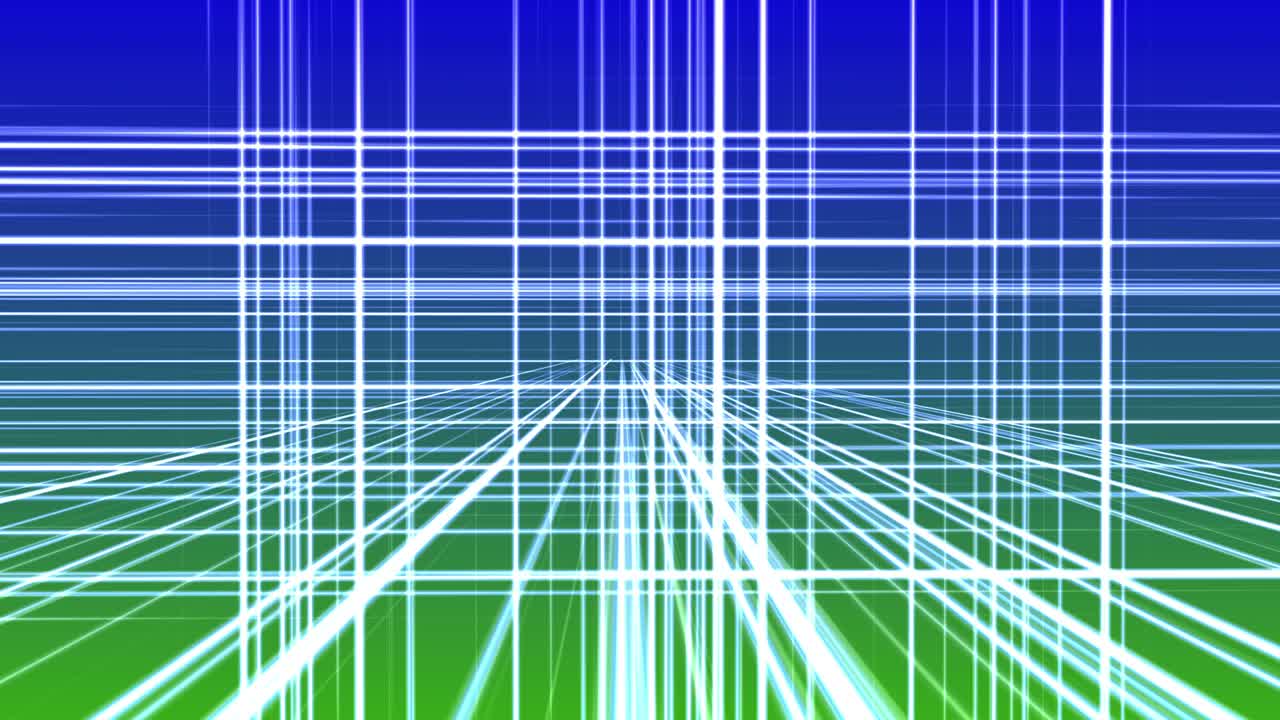 línea geométrica 3d en el espacio 4k