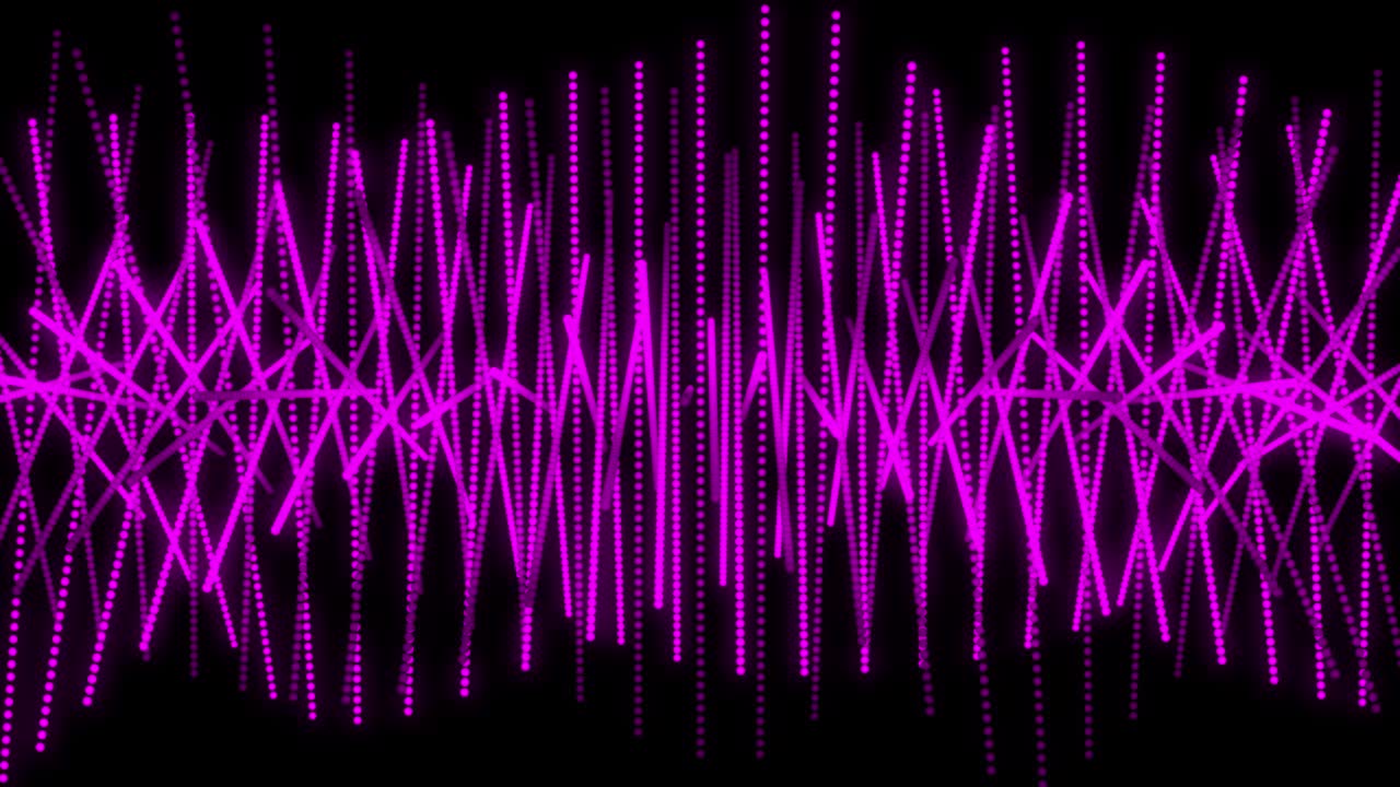 patrón de forma de punto de color rosa animación gráficos de movimiento