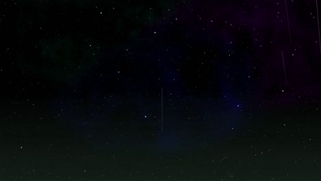 animación de partículas de meteoritos del universo gráficos de movimiento