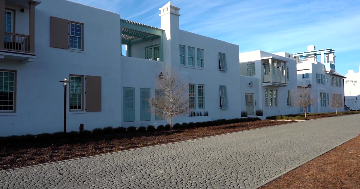 Edificios residenciales de Alys Beach en 30A Florida