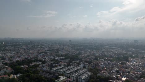 a drone tour of mylapore’s bustling streets and urban landscape
