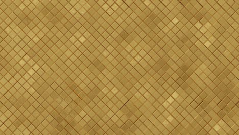 gold wall with rhombus shapes. abstract computer graphics