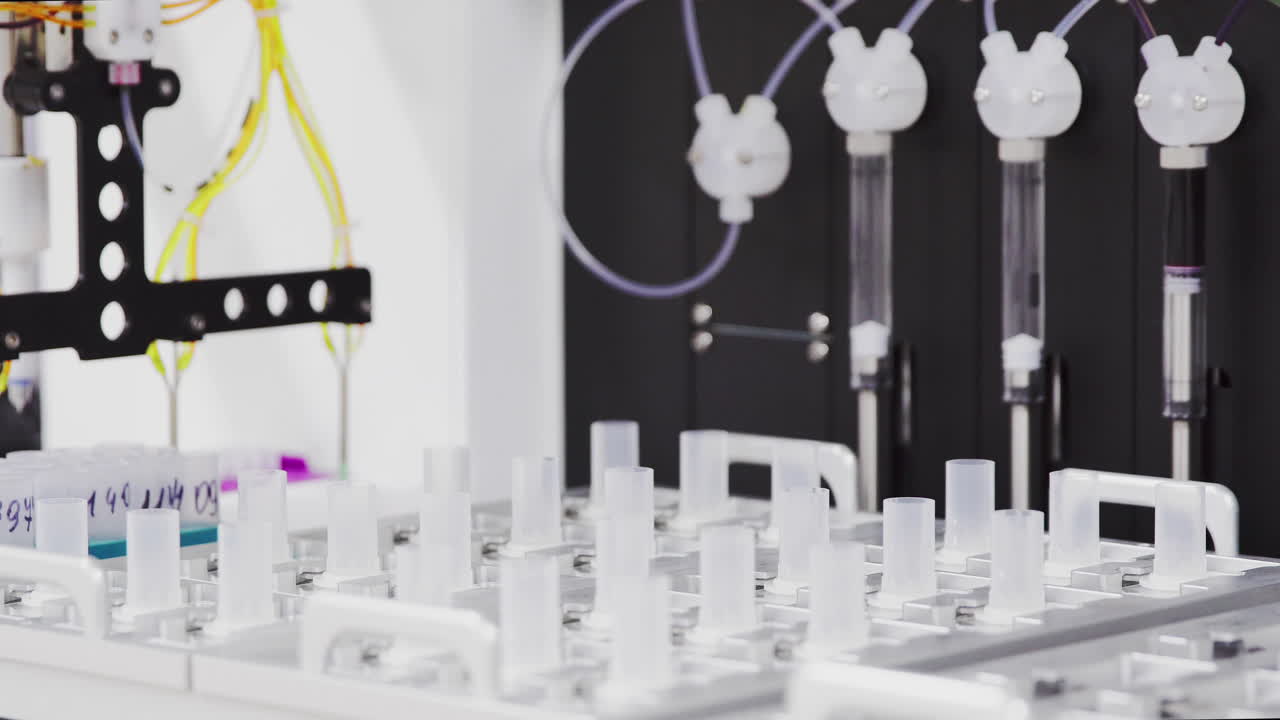 치명적인 살인 바이러스를 탐지하는 화학 및 생물학 실험실