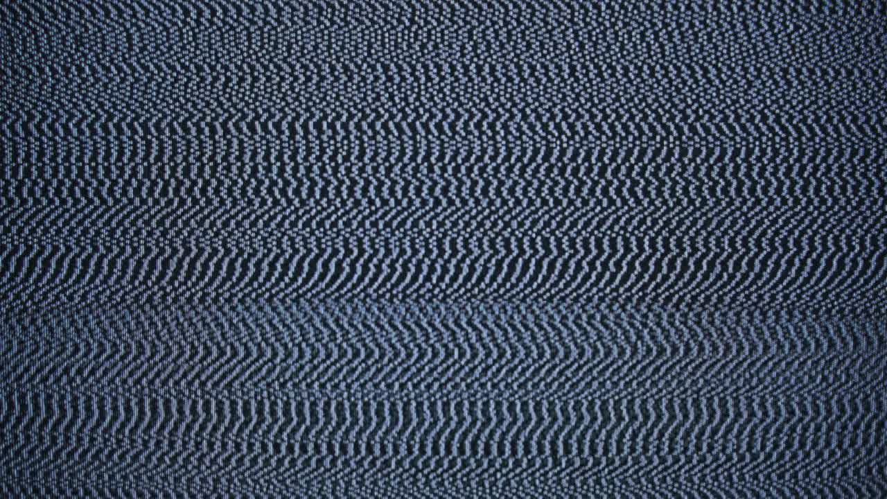 Static TV Noise, Analog Signal, Vintage Screen