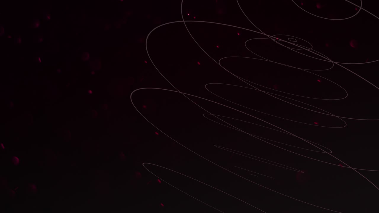 비행기 반이는 공간에서 추상적인 네온 나선형 원