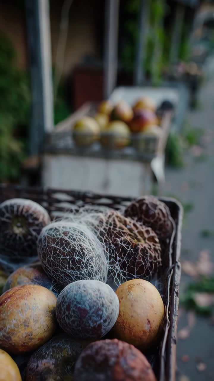 Fruit Stall at an Outdoor Market