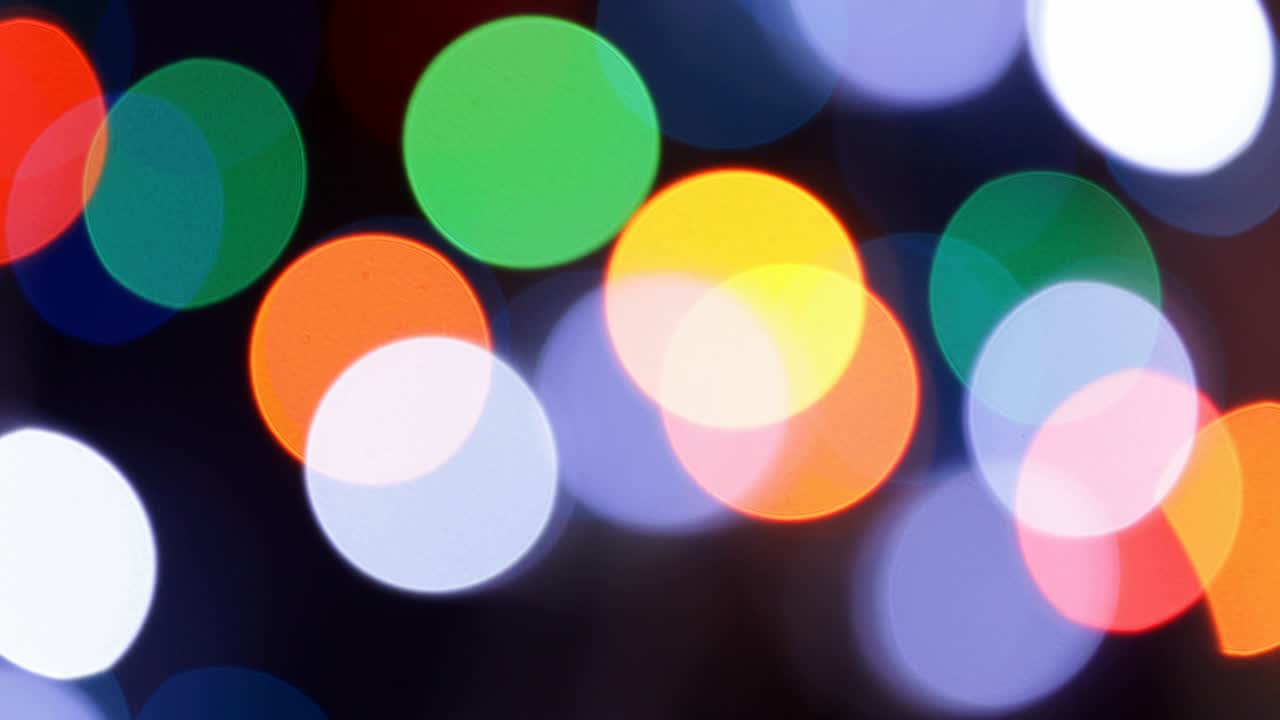 luces de navidad bokeh abstracto