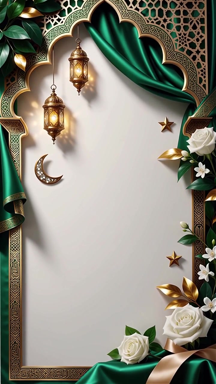 Compleanno del Profeta Maometto Mawlid al-Nabi Sfondo Islamico