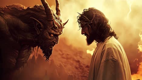 jesus confronts the devil