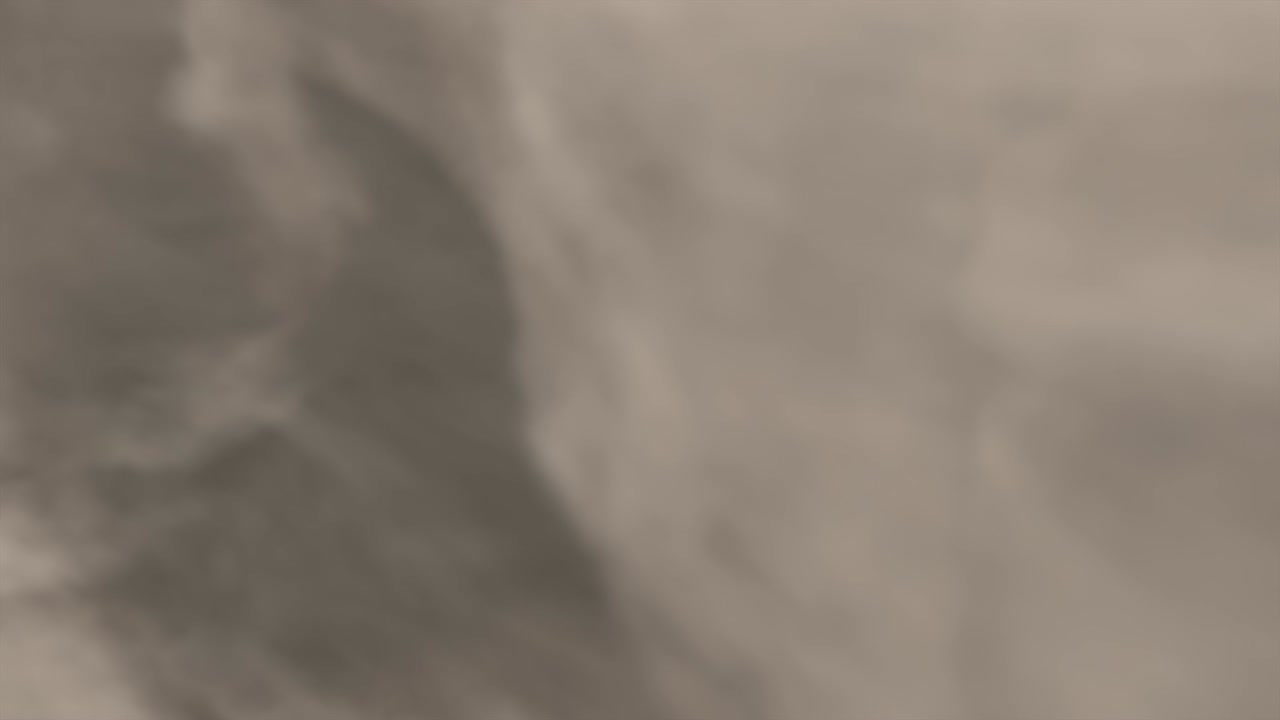 vista aérea sin costuras de 4k de una violenta tormenta de polvo con matte alfa