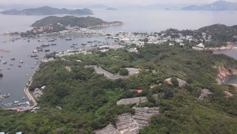 Vista-Aérea-De-La-Isla-Cheung-Chau-En-Hong-Kong