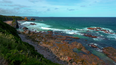 horse head rock beach at sapphire coast, bermagui near sydney, new south wales, australia