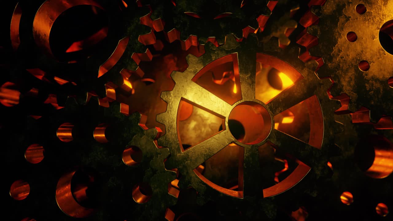 engranajes de bloqueo complejos