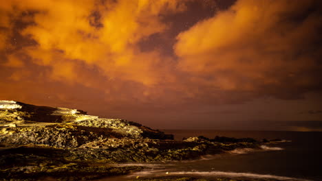 Nachtsterne-über-Dem-Meer