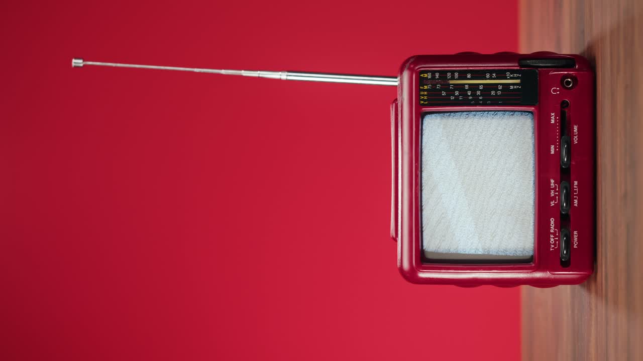 Vintage Portable Television and Radio