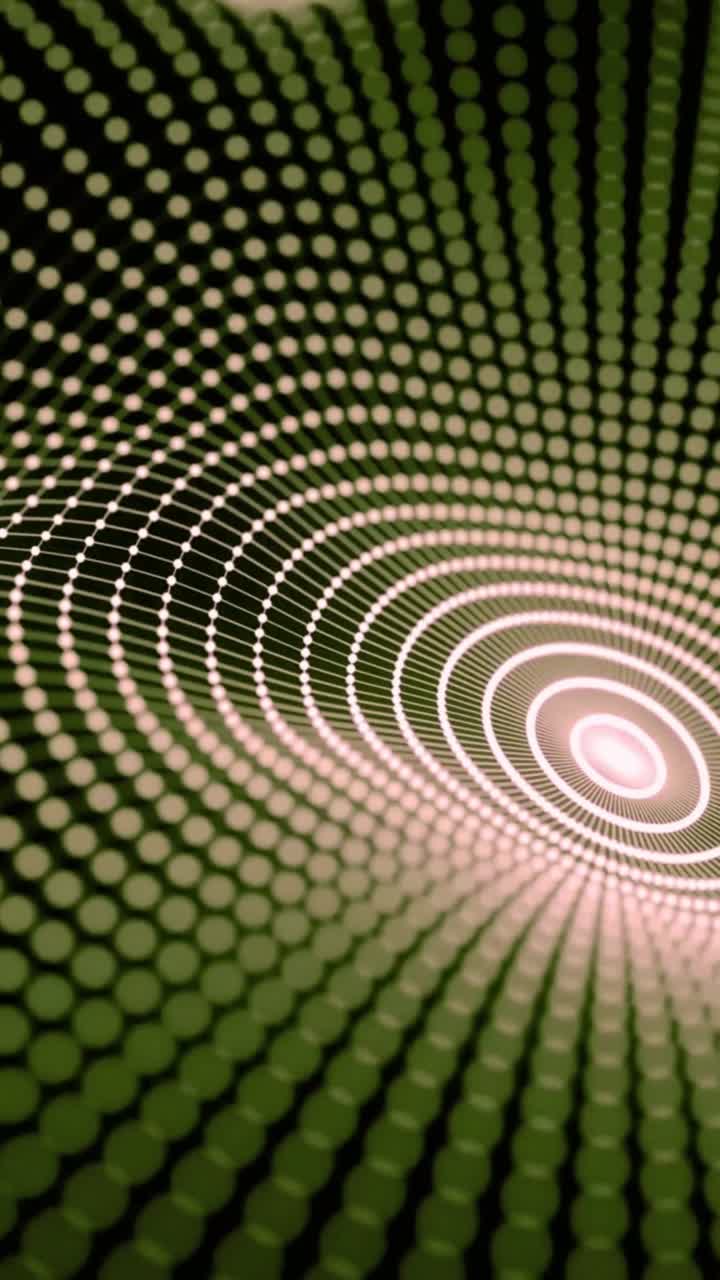 Animated Abstract Grid Pattern with Glowing Light