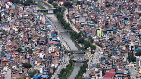 busy urban asian city kathmandu nepal's lifestyle