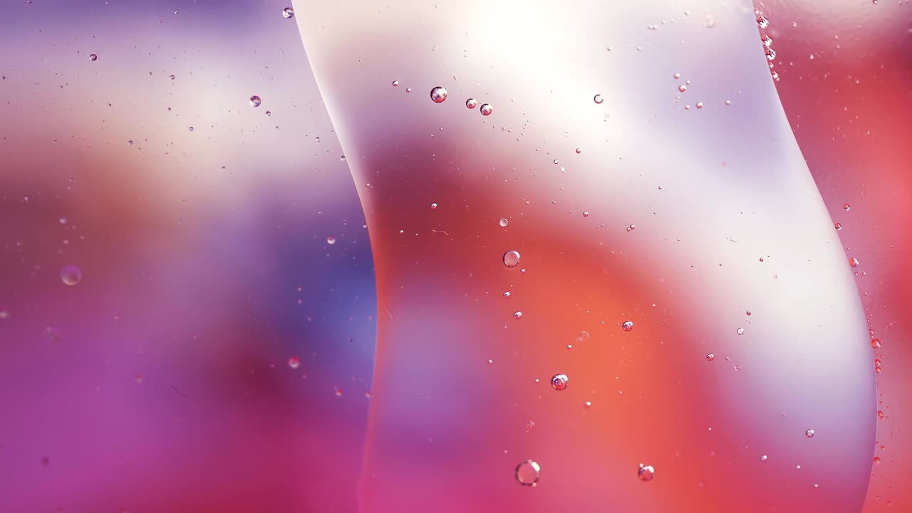 Motion Drops. Beautiful Bright Background. Fluid Art
