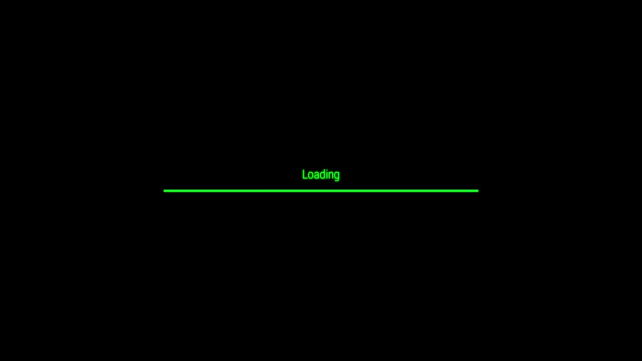 Animation colorful loading bar.