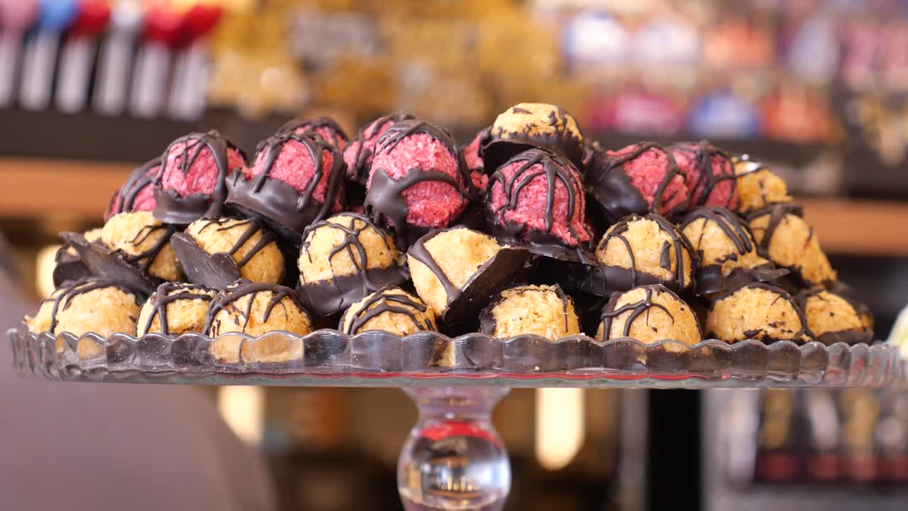 Assorted Chocolate-Covered Coconut Candies