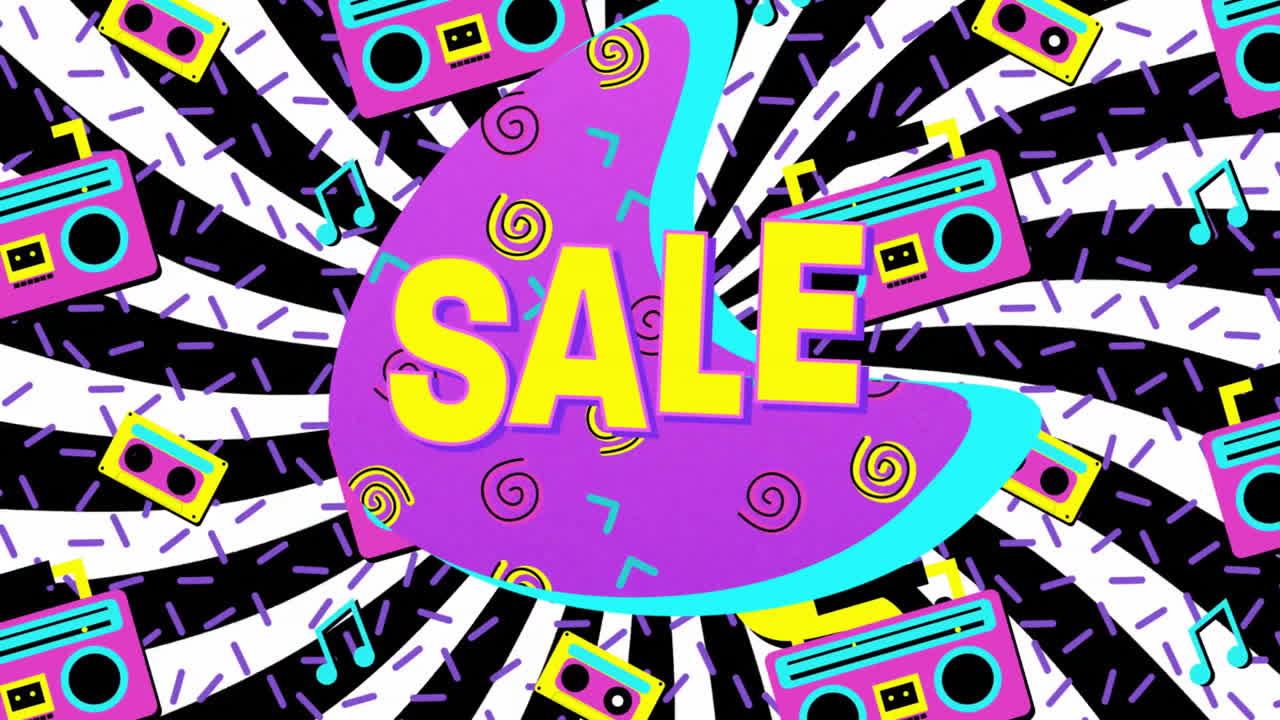 검은색과 색 바탕에 판매 그래픽