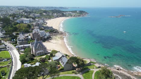 plage saint-enogat dinard brittany france drone,aerial