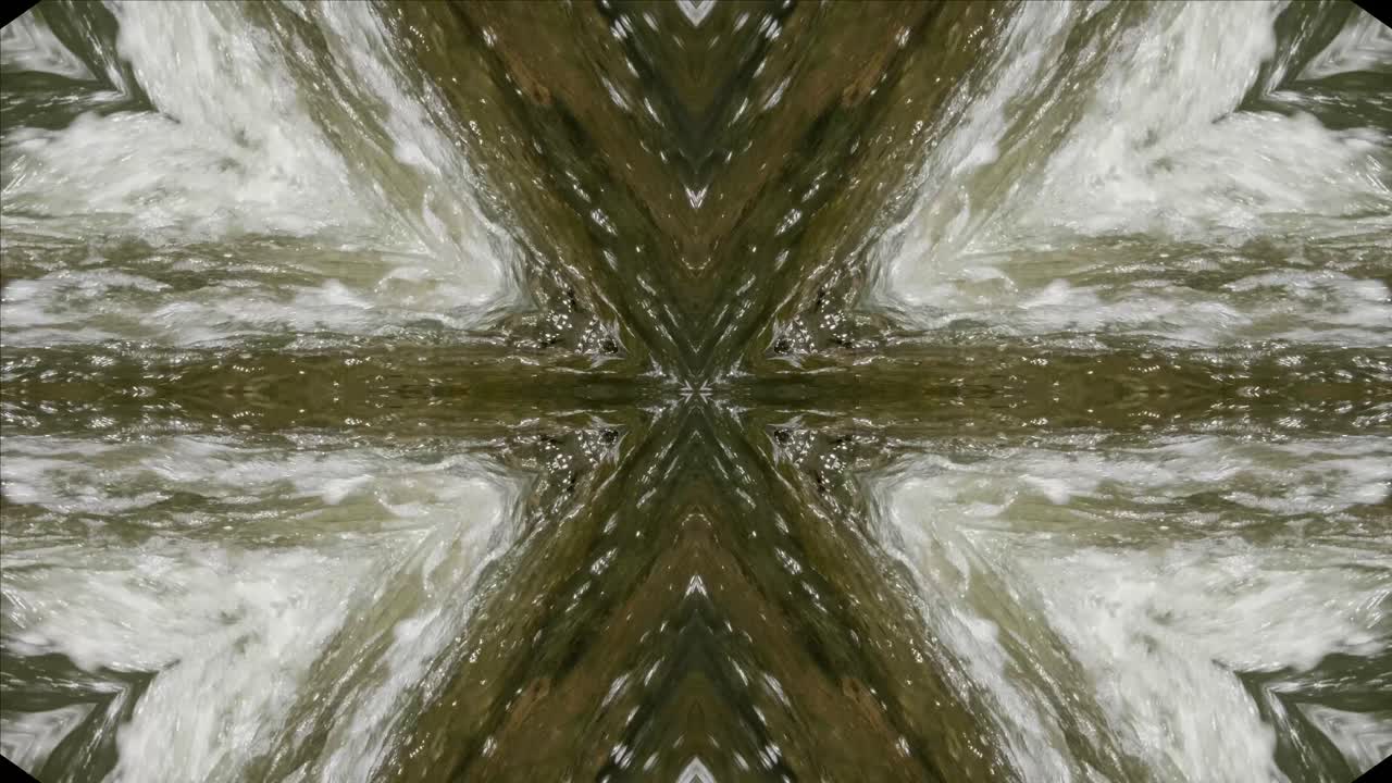 caleidoscopio de tomas de la naturaleza, wissahickon creek