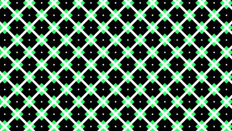 2d graphic video pattern that moves to the lower right with zoom, composed of designs and shapes with multicolored textures.