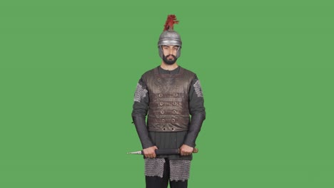 roman soldier in the middle ages.roman legion.