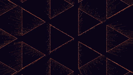 patrón geométrico de los triángulos