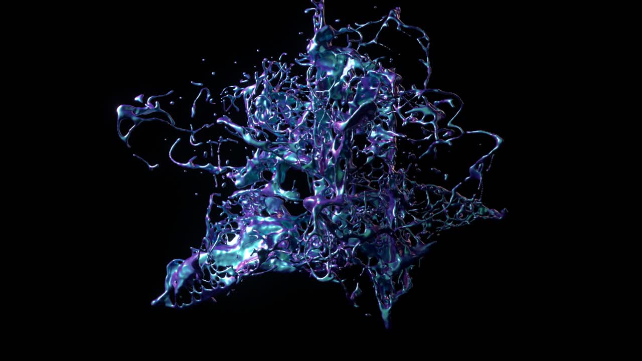 Colorful Liquid Splash