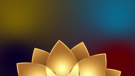 ramadan islamic background - 4k islamic ramadan - geometrical shapes - (loopable) - lotus flower - rotating shape