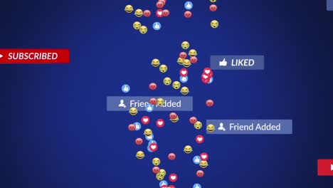 Animación-De-Iconos-De-Redes-Sociales-Y-Emojis-Que-Caen-Sobre-Fondo-Azul.