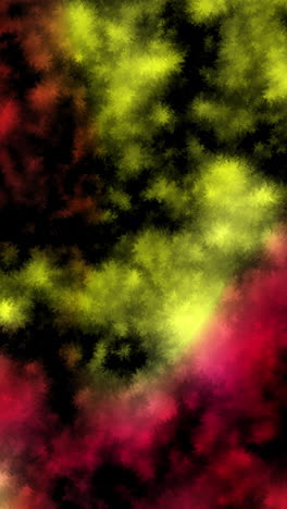 explosión abstractamente colorida